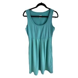 Columbia Titanium Fit & Flare Omni-Shade Sleeveless Dress Aqua Blue - Small